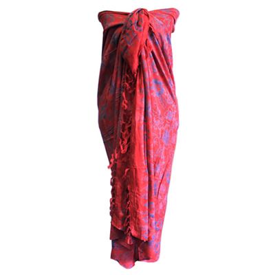 Bali Block Tropical Design Sarong